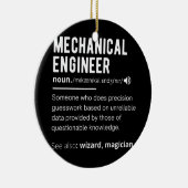 Funny Mechanical Engineer Definition Engineering E Keramisch Ornament (Rechts)