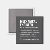 Funny Mechanical Engineer Definition Engineering Magneet (Voorkant / Achterkant)