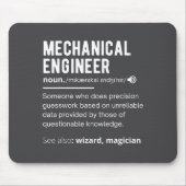Funny Mechanical Engineer Definition Engineering  Muismat (Voorkant)
