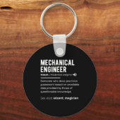 Funny Mechanical Engineer Definition Engineering  Sleutelhanger (Voorkant)