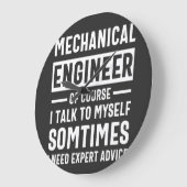 Funny Mechanical Engineer Gift Grote Klok (Hoek)