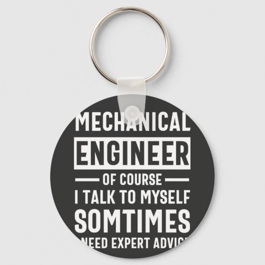 Funny Mechanical Engineer Gift Sleutelhanger (Voorkant)
