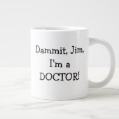 Funny Med School Afstuderen Doctor Extra Grote Beker (Rechts)