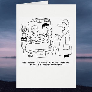 Funny Medical Cartoon Arts Bedside Manner