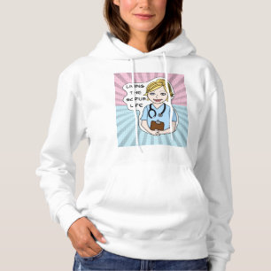 Funny Medical Humor Levensduur van de struikgewa Hoodie