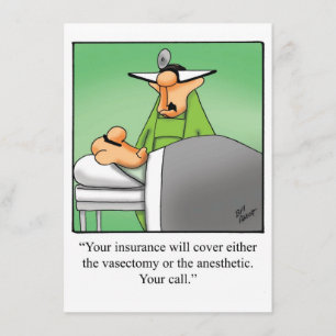 Funny Medical School Graduation Party Uitnodiginge Kaart