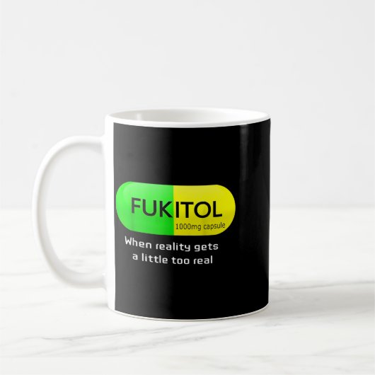 Funny Medication Gooditol Capsule Pharmacy Humor  Koffiemok (Links)