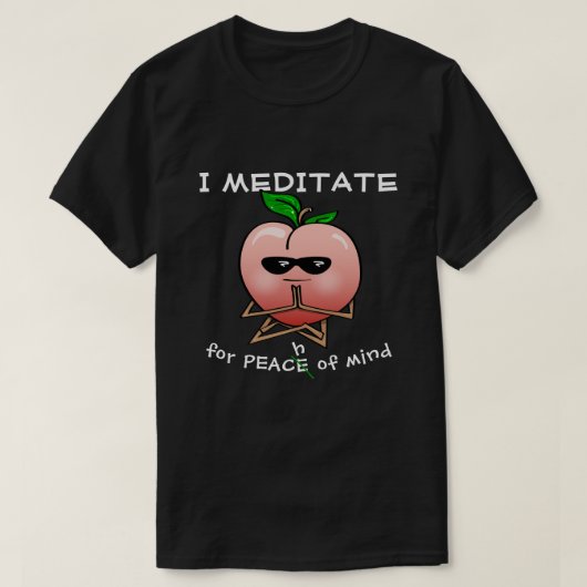 Funny Meditation Quotes | Aangepaste doorsnede T-S T-shirt (Design voorkant)
