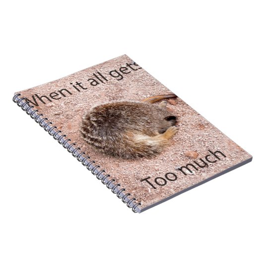 Funny Meerkat Notitieboek (Rechterzijde)