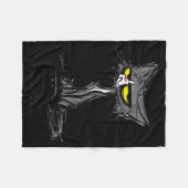 Funny Meh Cat Gift For Cat Lovers  Fleece Deken (Voorkant (Horizontaal))