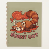 Funny Melting Red Panda Burnt Out Sticker | Cute  (Devant)