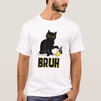 Funny Meme gezegde Bruh T-shirt