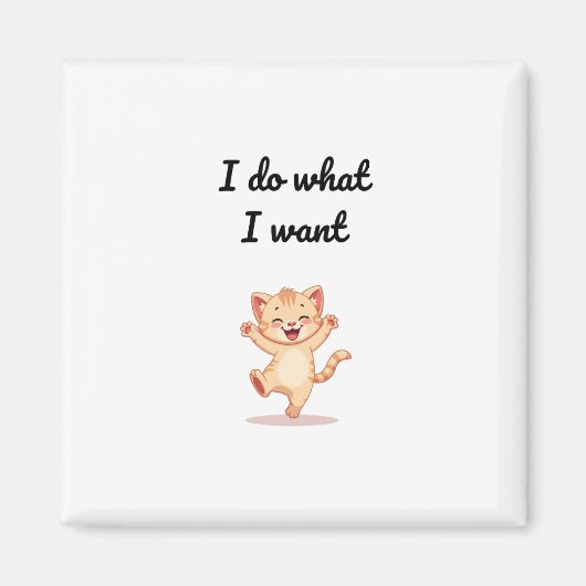 Funny Meme Illustration Magnet (Devant)