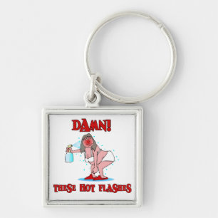 Funny Menopauze Sleutelhanger