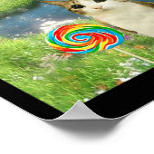 Funny Meowl Meme, Cat Owl Meme Brainrot Gen Alpha Poster (Hoek)