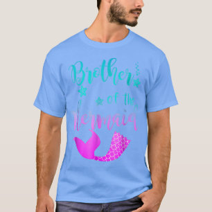 Funny Mermaid Brother van de zeemeerdag T-shirt