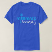 Funny Mermaid Security T-shirt (Design voorkant)