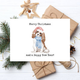 Funny Merry Christmas Dog Folie Feestdagen Briefkaart
