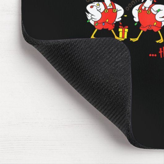 Funny Merry Duckmas Quackmas Pajama Duck Christmas Muismat (Hoek)