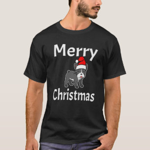 Funny Merry KerstFrench Bulldog Hondenliefhebber A T-shirt