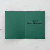 Funny Merry-kerstkaartje Kaart (Binnen)