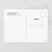 Funny Merry Kerstrozwarte foto Feestdagenkaart (Achterkant)