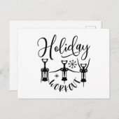 Funny Merry Kerstvakanay Workout Feestdagenkaart (Voorkant / Achterkant)