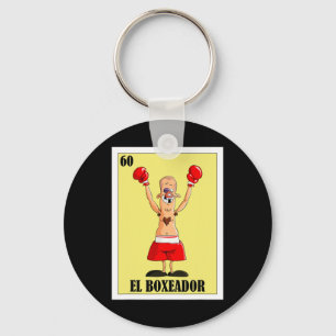 Funny Mexican Boxing Design - El Boxeador Sleutelhanger