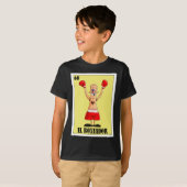 Funny Mexican Boxing Design - El Boxeador T-shirt (Voorkant volledig)