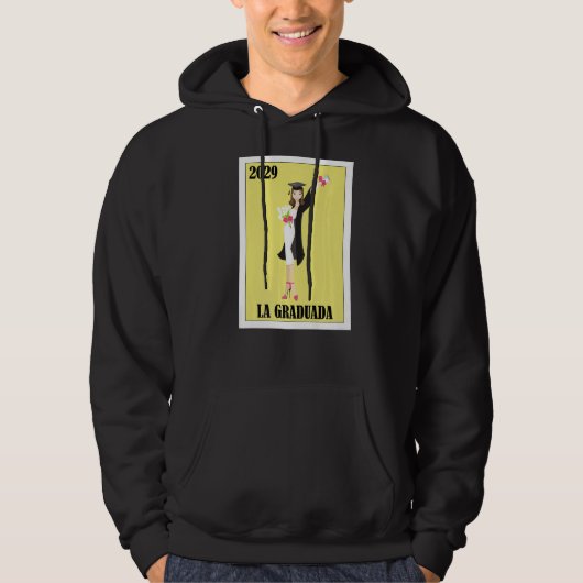 Funny Mexican Design for Graduation - La Graduada Hoodie (Voorkant)