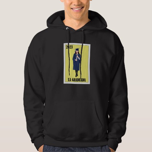 Funny Mexican Design for Graduation - La Graduada Hoodie (Voorkant)