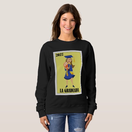 Funny Mexican Design for Graduation - La Graduada Trui (Voorkant volledig)