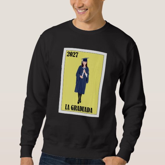 Funny Mexican Design for Graduation - La Graduada Trui (Voorkant)