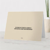 FUNNY MEXICAN GUY GIANT CARTE DE SALUT D'ANNIVERSA (Dos)