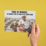 FUNNY MEXICAN GUY GIANT CARTE DE SALUT D'ANNIVERSA<br><div class="desc">N'ALLEZ PAS AVEC MIGUEL ! Carte de voeux d'anniversaire amusante. Cette carte fera leur journée bien sûr !</div>