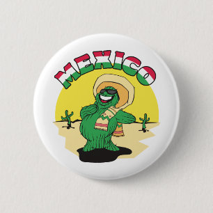 Funny Mexico Ronde Button 5,7 Cm
