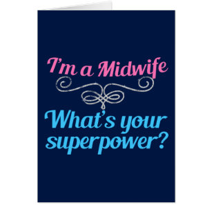 Funny Midwel Superheld Card