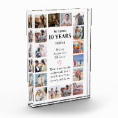 Funny Milestone Anniversary Photo Block Fotoblokken (Links)