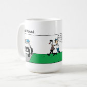 Funny Mime Nabuurschap Koffiemok (Voorkant links)