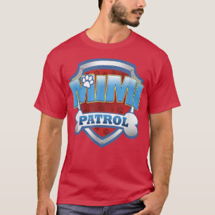 Funny Mimi Patrol Dog Mam, pap voor mannen vrouwen T-shirt