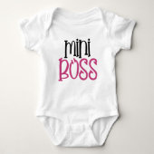 Funny Mini Boss Girl Romper (Voorkant)