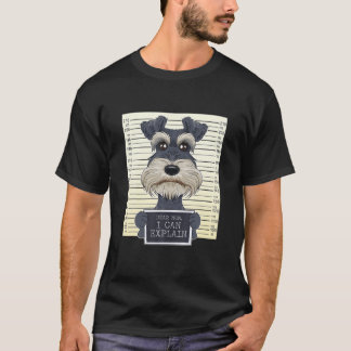 Funny Miniature Schnauzer Mam I Miniature Schnauze T-shirt