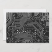 Funny Minimal Computer Science Invitation gris (Dos)