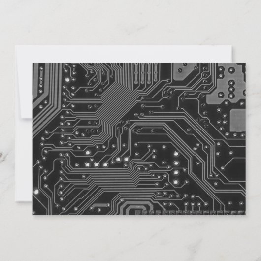 Funny Minimal Computer Science Invitation gris (Dos)