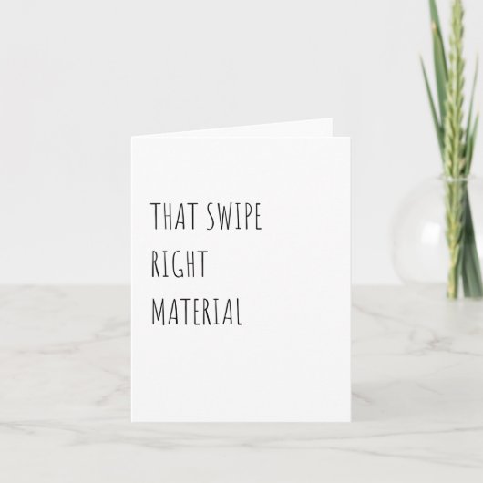Funny Minimalist Valentines Carte Jour (Devant)