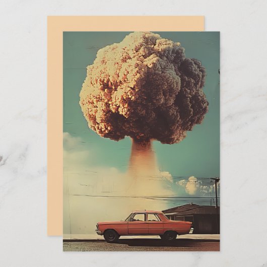 Funny Missing You Kaart (Voorkant / Achterkant)