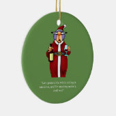 Funny Mistletoe Humor Ornament (Rechts)
