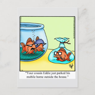 Funny Mobile Home Humour Carte postale