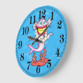 Funny Mode Diva Fish Wall klok (Hoek)