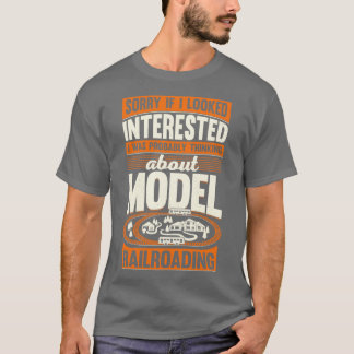 Funny Model Railroading Train Collector Cadeft T-shirt